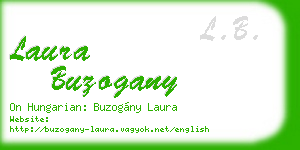 laura buzogany business card