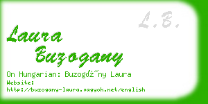 laura buzogany business card